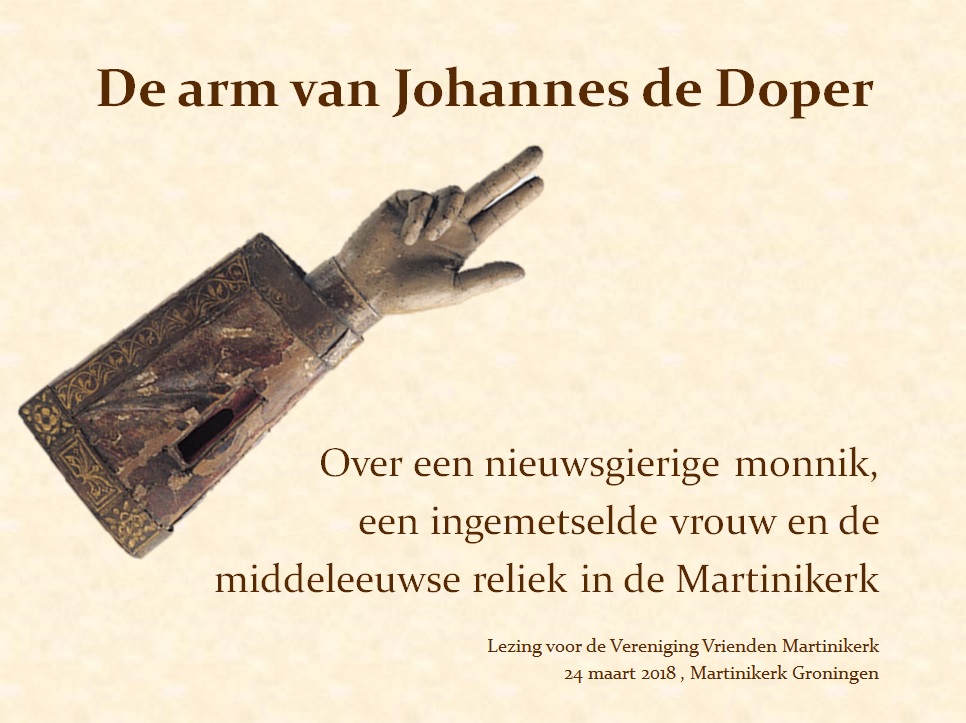 De arm van Johannes de Doper